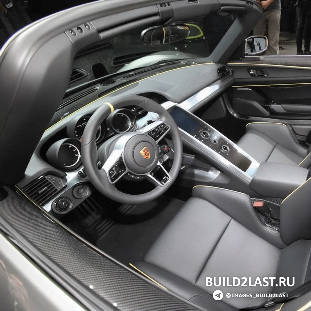 ������ ��������� Porsche 918 Spyder � �������������� ���������� � �������������� ��������