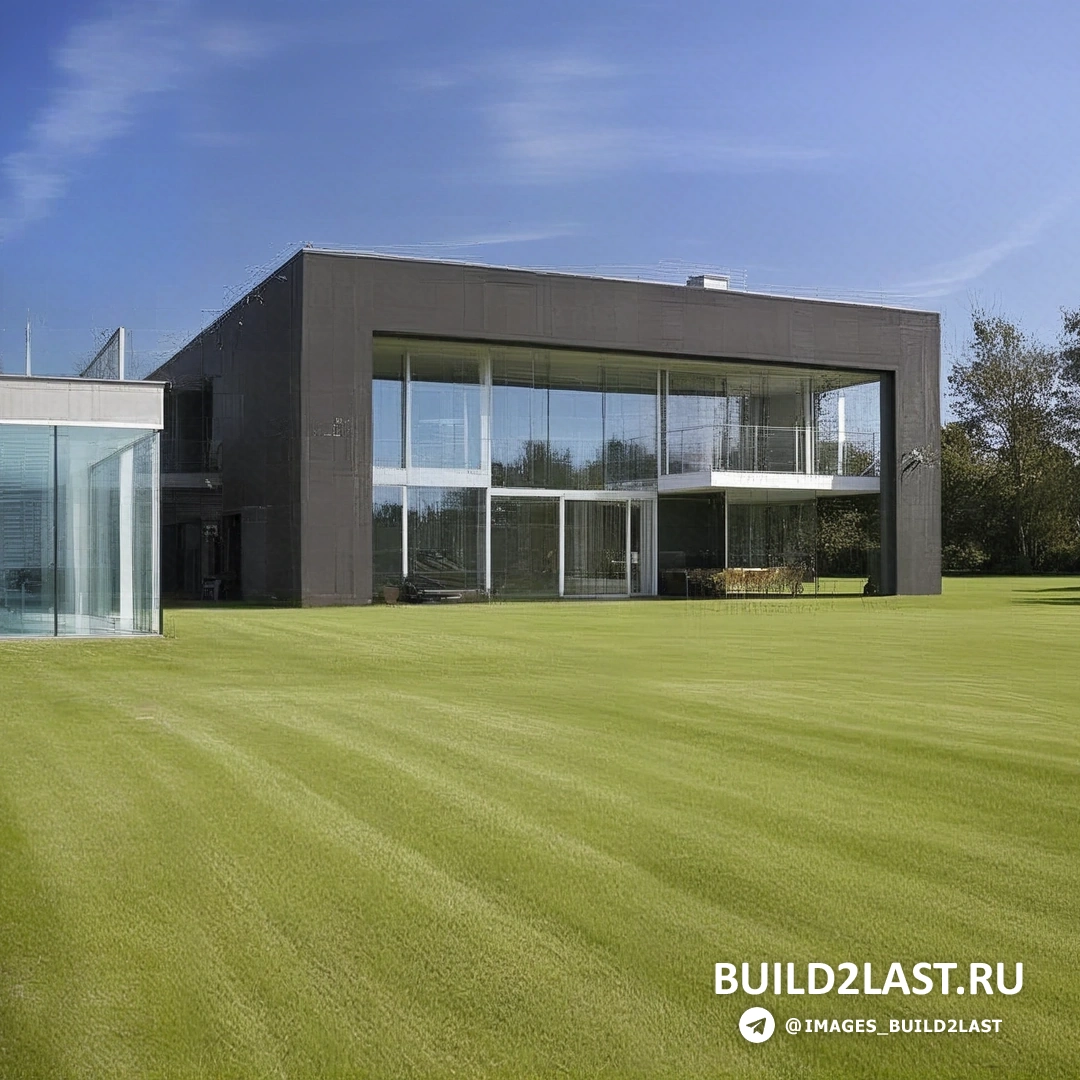 Интерьер с бетонными колоннами и современным освещением