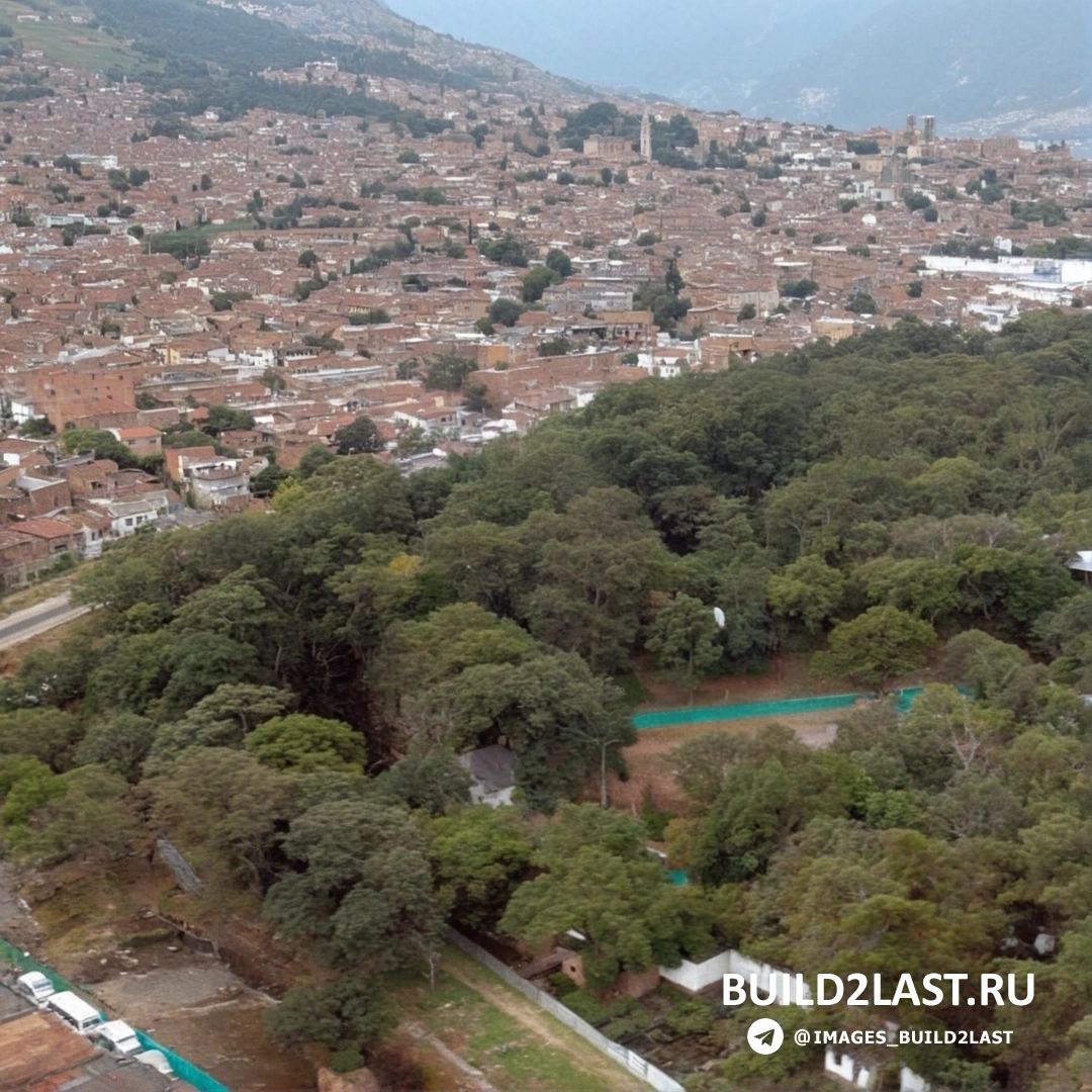 Уличное освещение и светлое дерево в Ботаническом саду с точечным освещением и рейками.